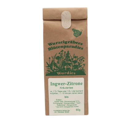 Produktfoto zu Ingwer-Zitrone Tee lose 80g