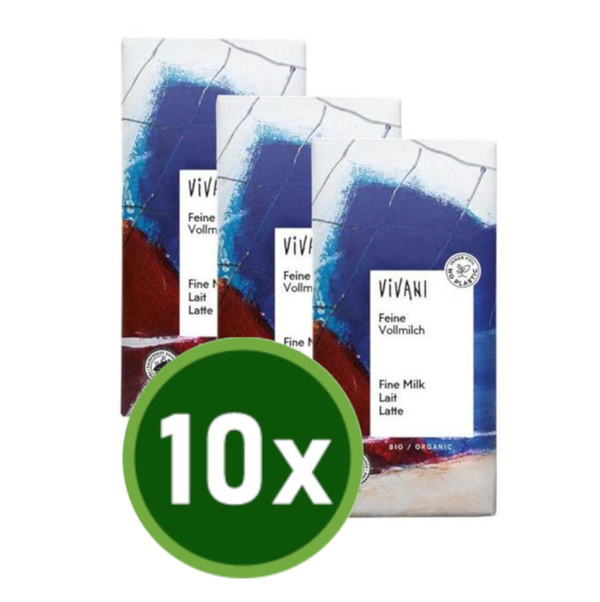 Produktfoto zu Gebinde Schokolade Vollmilch, 10 x 80g