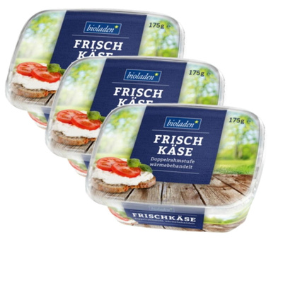 Produktfoto zu Frischkäse natur 3er Pack