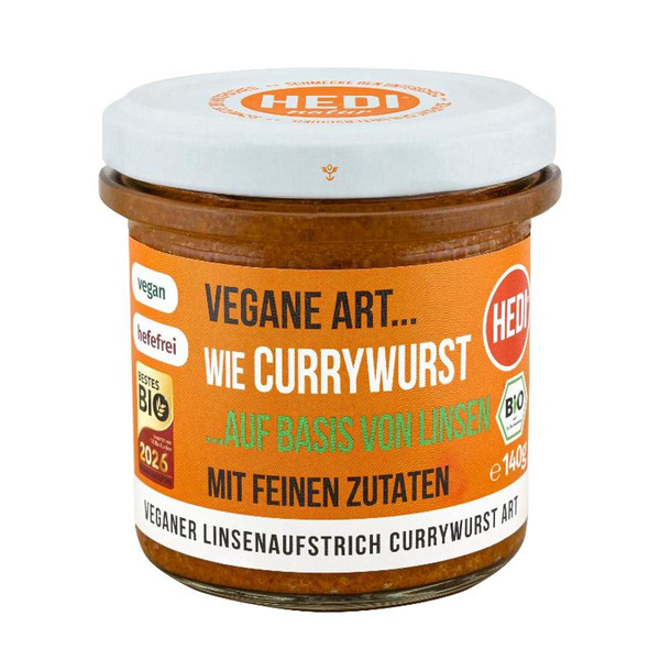 Produktfoto zu Vegane Art Currywurst mit fein