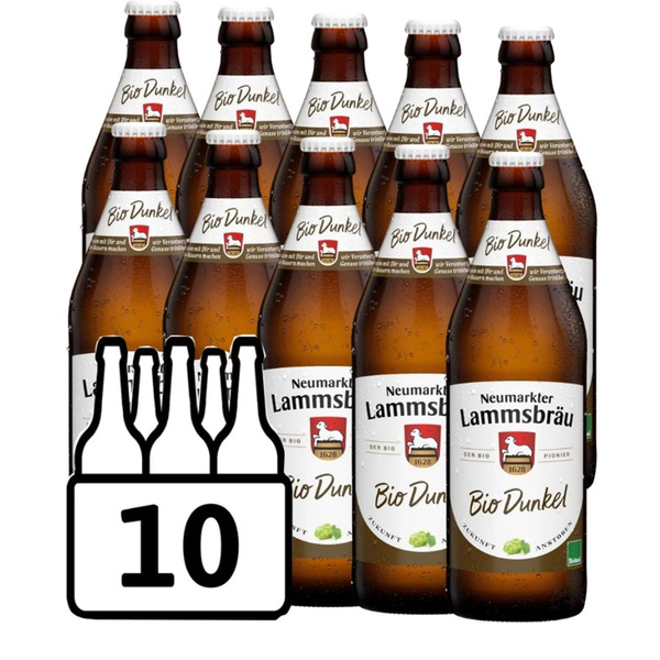 Produktfoto zu BIER DUNKEL 10x0,5 L