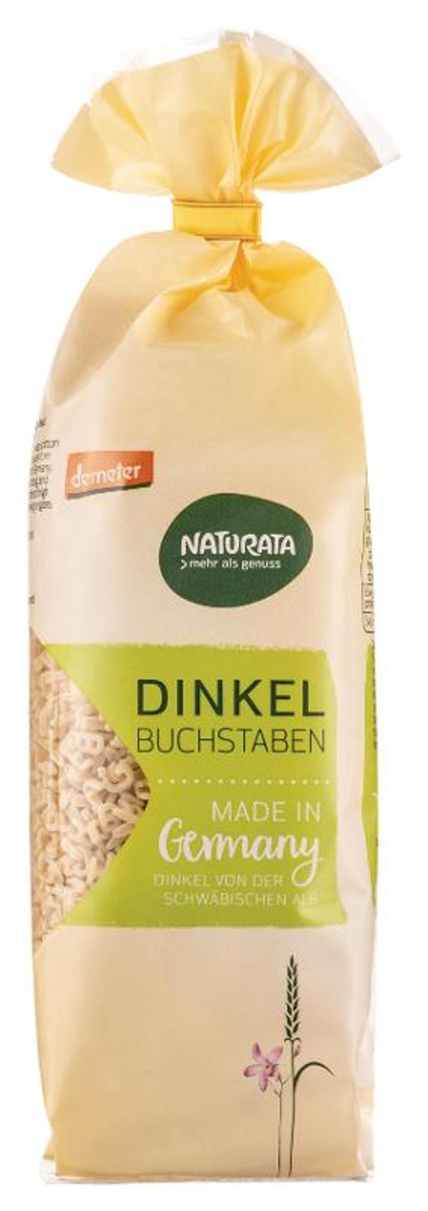 Produktfoto zu Buchstabennudeln Dinkel 250g
