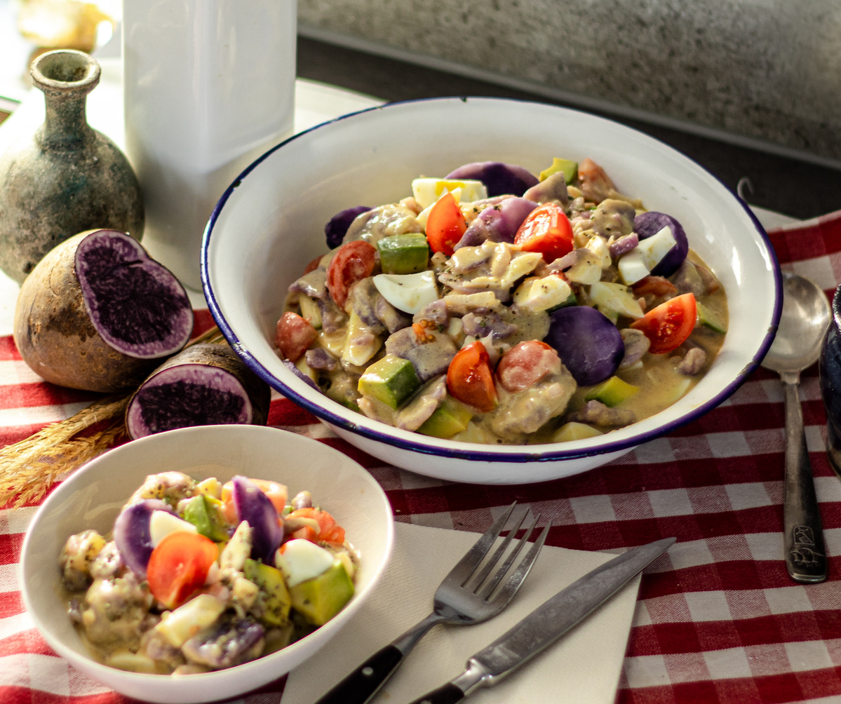 Kartoffelsalat modern interpretiert