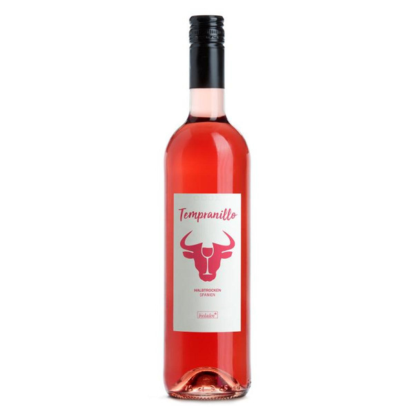 Produktfoto zu Tempranillo rosé halbtrocken, 0,75l