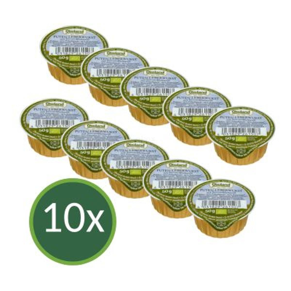 Produktfoto zu PUTENLEBERWURST 10x50g