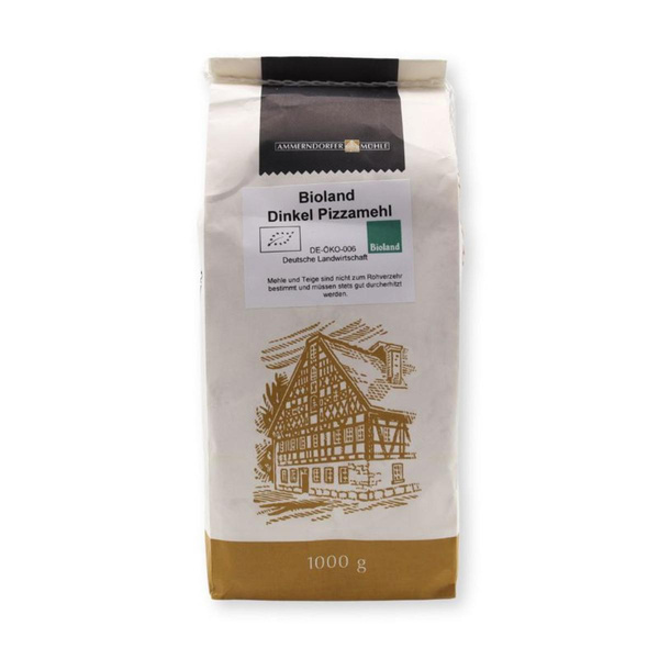 Produktfoto zu Pizzamehl Dinkel 1kg regio