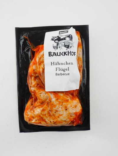 Produktfoto zu Hähnch.-Flügel 4er BBQ