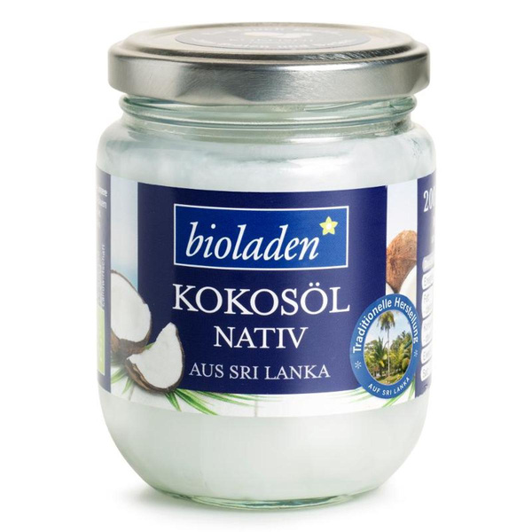Produktfoto zu Kokosöl nativ 200ml_185g