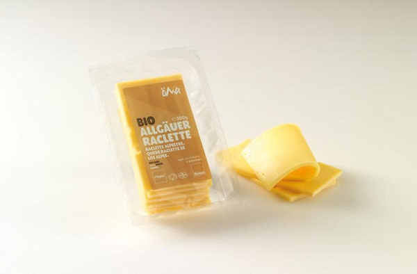 Produktfoto zu Allgäuer Heumilch Raclette in Scheiben, 300g