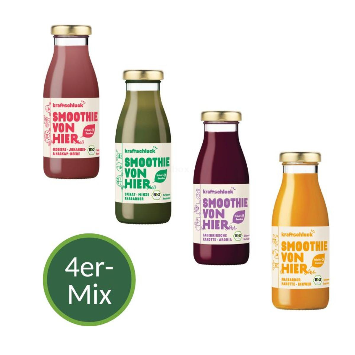 4er Mix Smoothie von Hier