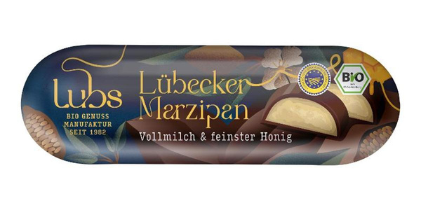 Produktfoto zu Marzipanbrot Vollmilchschoko