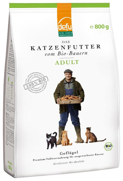 Produktfoto zu Trockenfutter Katze Geflügel 800g