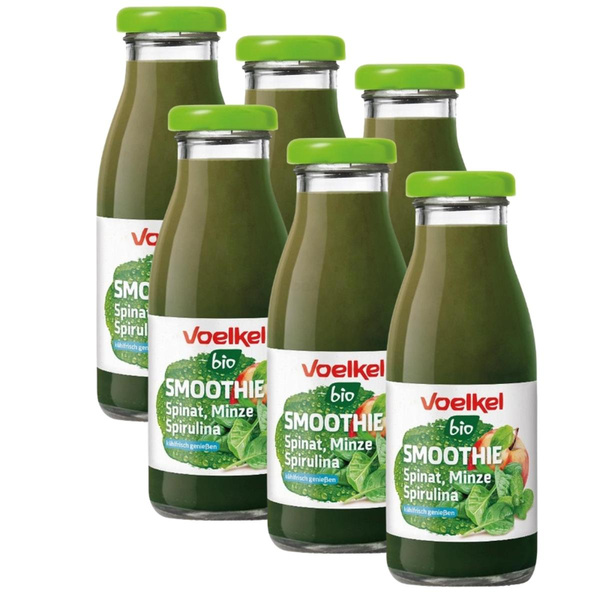 Produktfoto zu Smoothie Spinat Minze Spirulina 6x0,25l