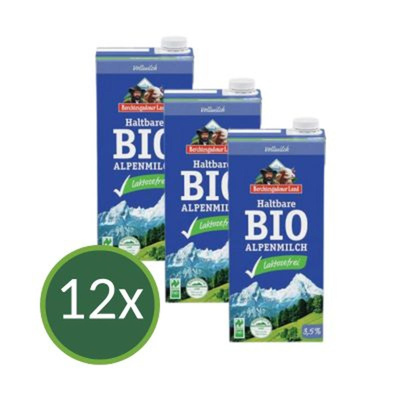 Produktfoto zu H-Milch 3,5% laktosefrei 12x1L
