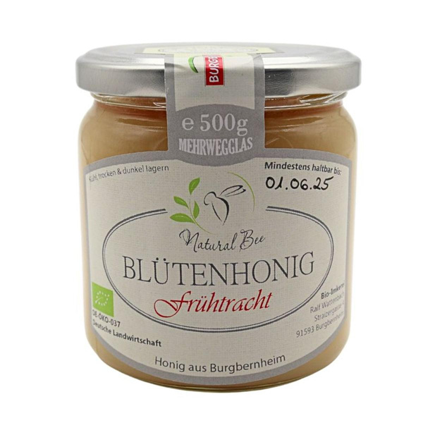 Produktfoto zu Honig 500g Frühtracht