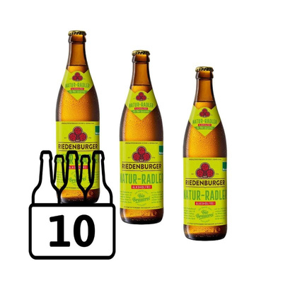 Produktfoto zu Riedenburger Radler alkoholfrei 10er Kiste