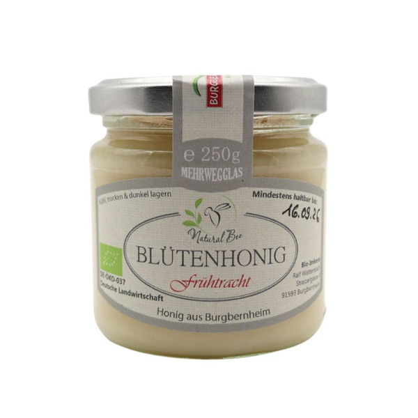 Produktfoto zu Honig Frühtracht 250g