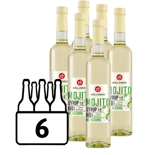 Produktfoto zu BIO MOJITO BAR SIRUP 6x0,5l