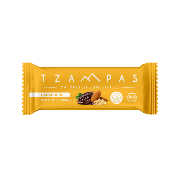 Produktfoto zu TZAMPAS Cacao Nibs Riegel 40g