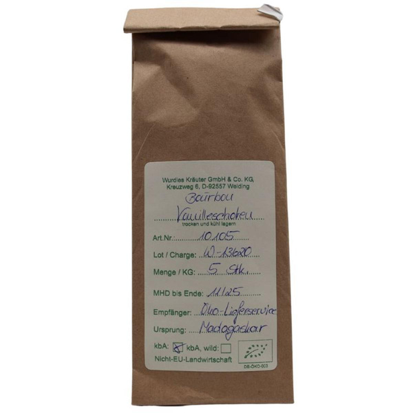 Produktfoto zu Vanilleschote, Bourbon Stück