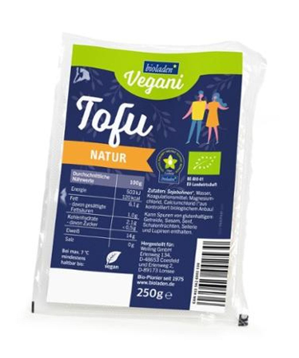 Produktfoto zu Tofu natur VEGANI 250g