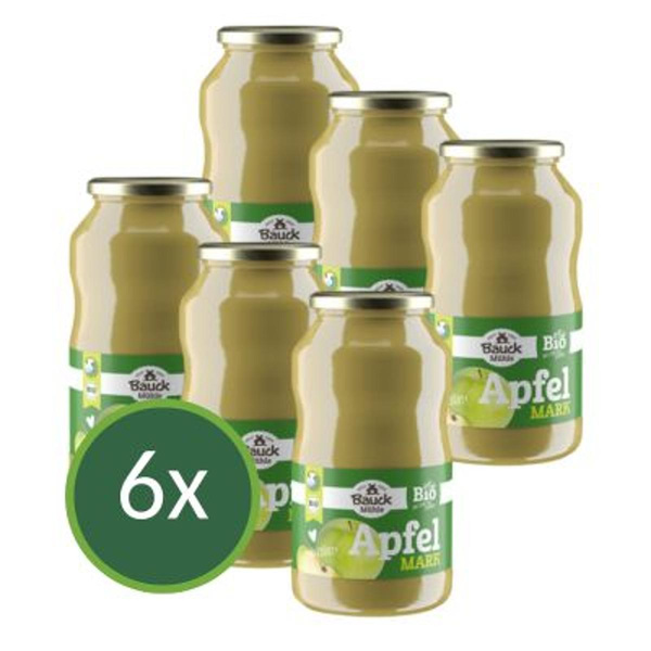 Produktfoto zu Apfelmark ungesüßt 6x700g