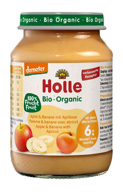 Produktfoto zu Glas Apfel-Bananen-Aprikose 190g