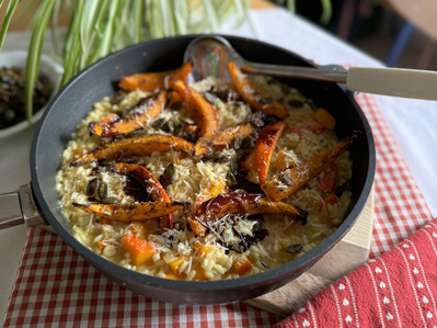 Kürbisrisotto
