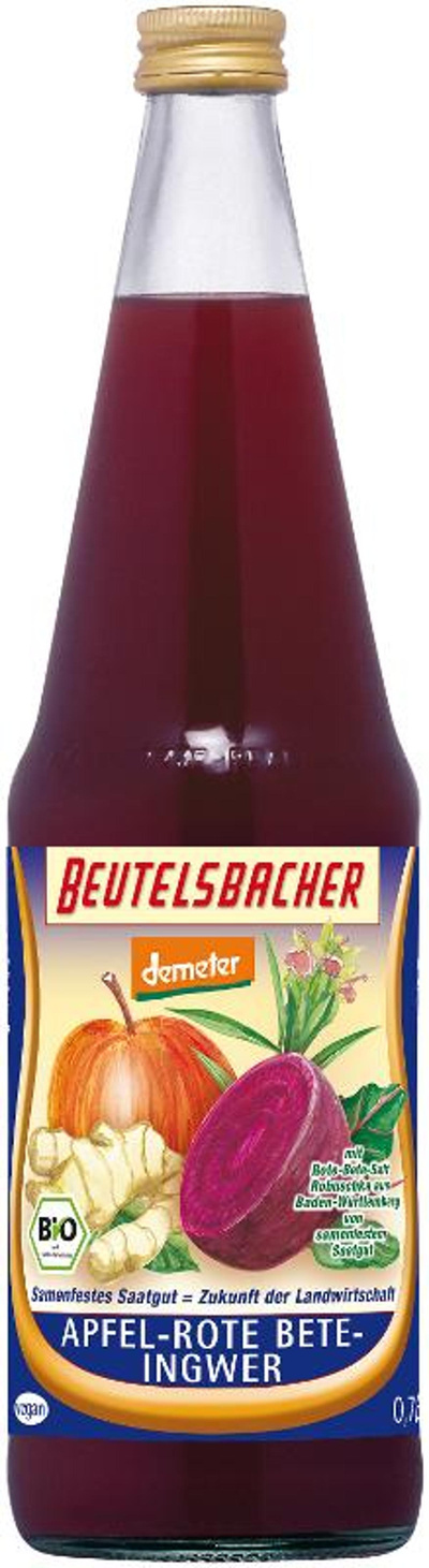 Produktfoto zu Apfel RoteBeteIngwer Saft 0,7l