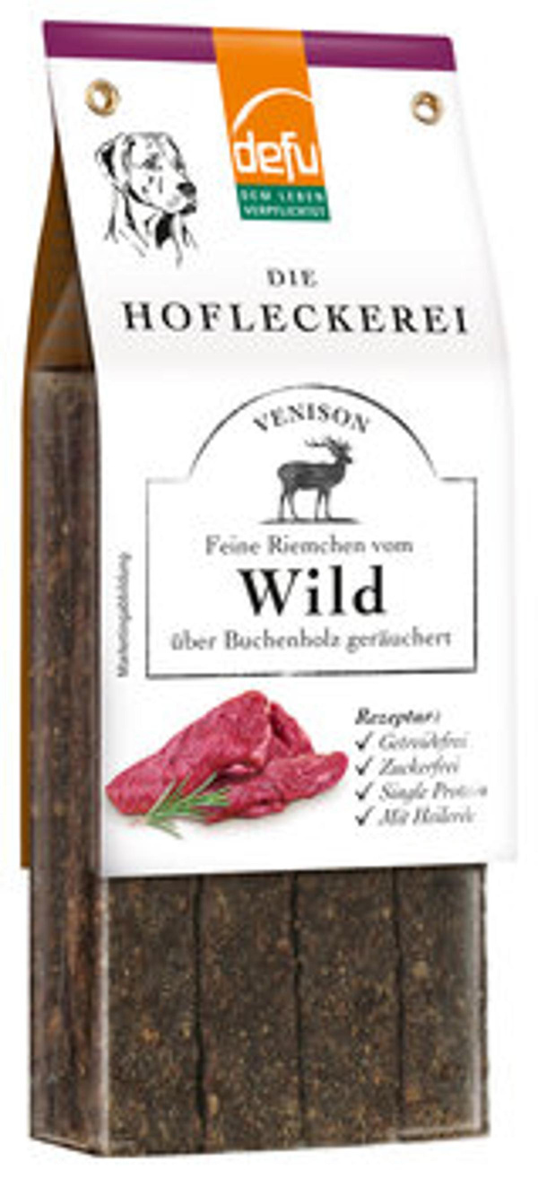 Produktfoto zu Hund Feine Riemchen Wild 125g