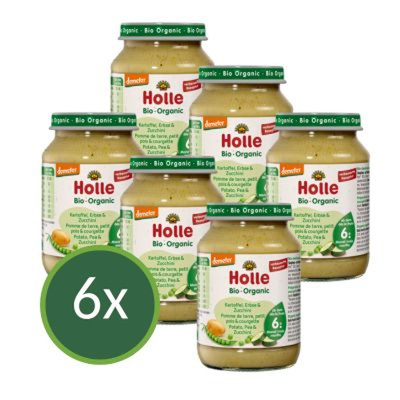 Produktfoto zu Glas Kartoffel Erbsen Zucchini 6x190g