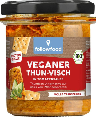 Produktfoto zu Veganer ThunVisch Tomate 180g