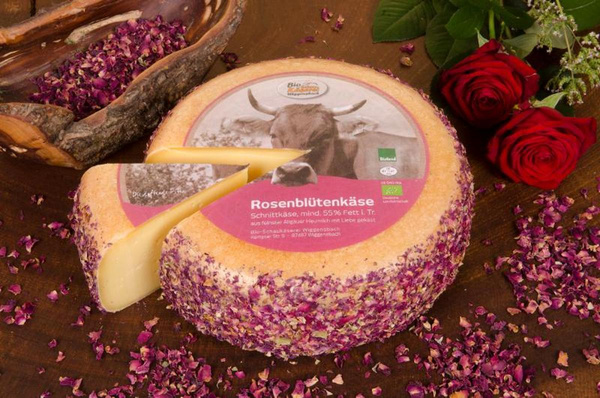 Produktfoto zu Allgäuer Rosenblütenkäse, 6 Wochen, lakt.fr.