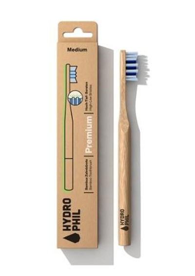 Produktfoto zu Zahnbürste Premium Medium Bambus