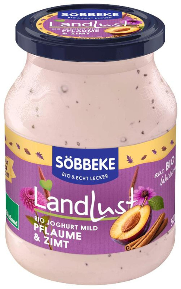 Produktfoto zu Joghurt Pflaume-Zimt 3,8% Fett