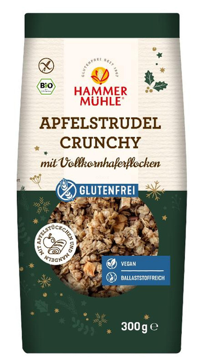 Produktfoto zu b-Apfelstrudel Crunchy 300g