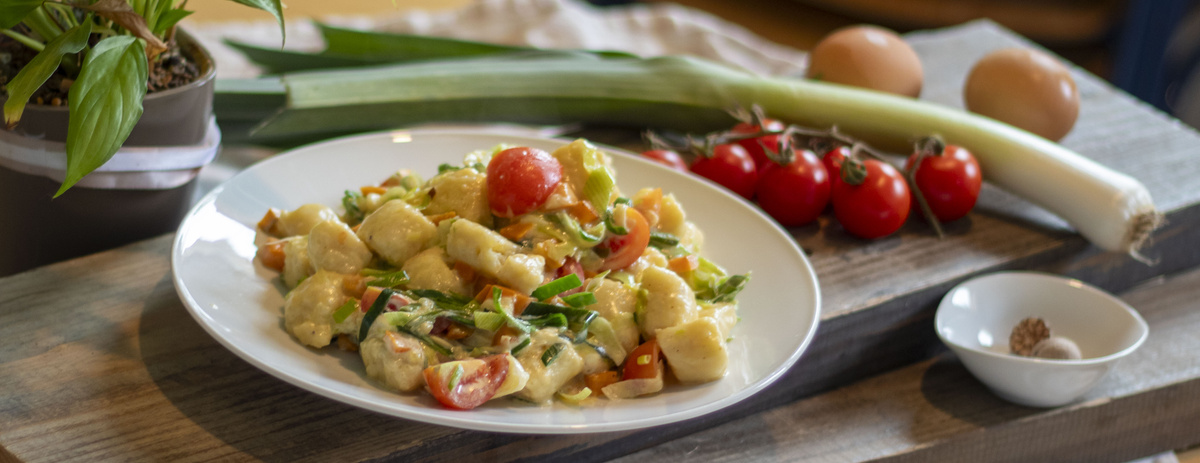Gnocchi in Lauchrahm 