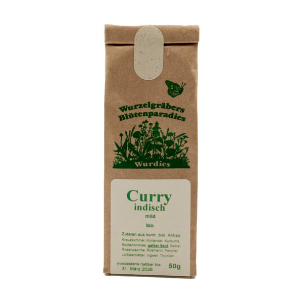 Produktfoto zu Currypulver indisch 50g
