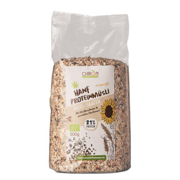 Produktfoto zu HanfProteinmüsli Basis-Saaten 500g