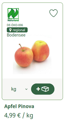 Screenshot Artikelansicht