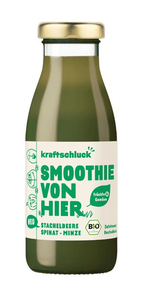 Produktfoto zu Grüner Smoothie von Hier Kraftschluck