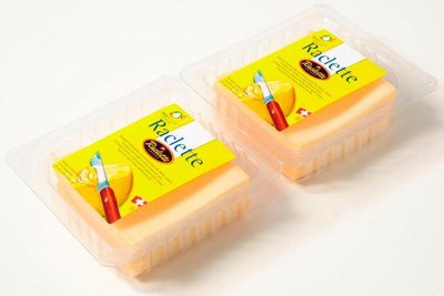 Produktfoto zu Schweizer Raclette in Scheiben 300g, lakt.fr.