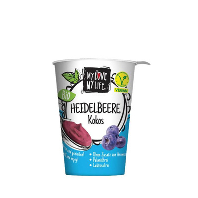 Produktfoto zu Kokos Jogh.Heidelbeer 180g