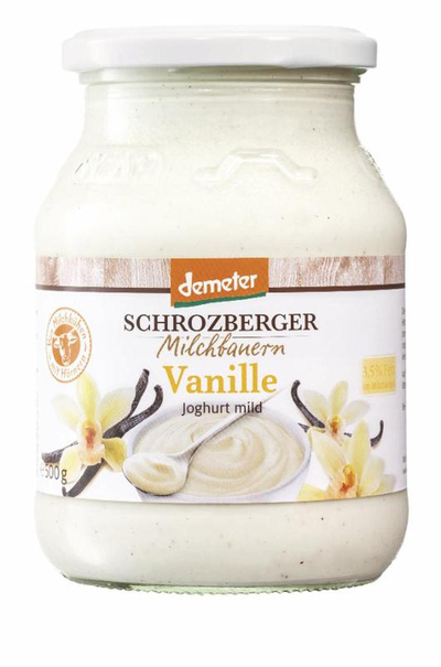 Produktfoto zu Joghurt Vanille 3,5% Schrozberg 500g