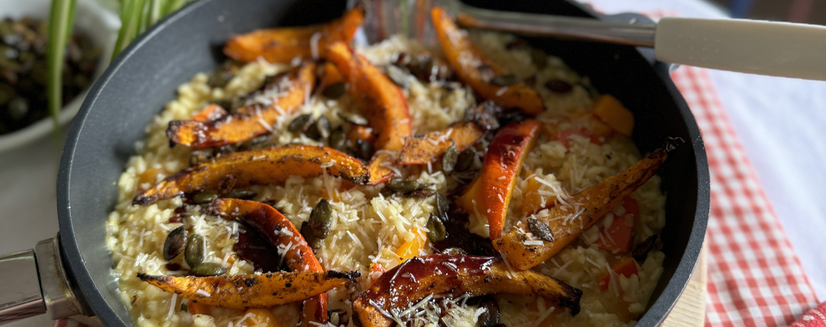 Kürbisrisotto