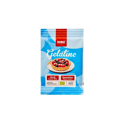 Produktfoto zu Gelatine, gemahlen, weiß 9g