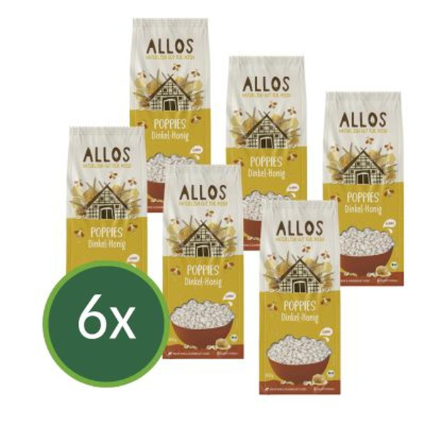 Produktfoto zu Dinkel Honig Poppies 6x300g