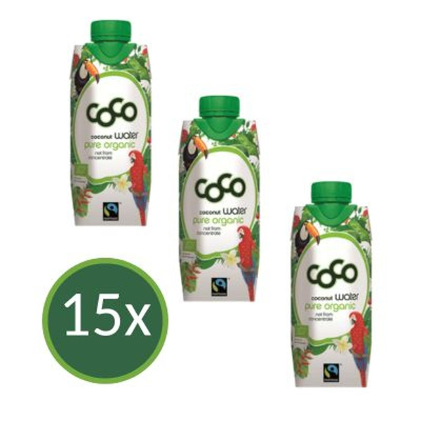 Produktfoto zu Kokoswasser 15x330ml