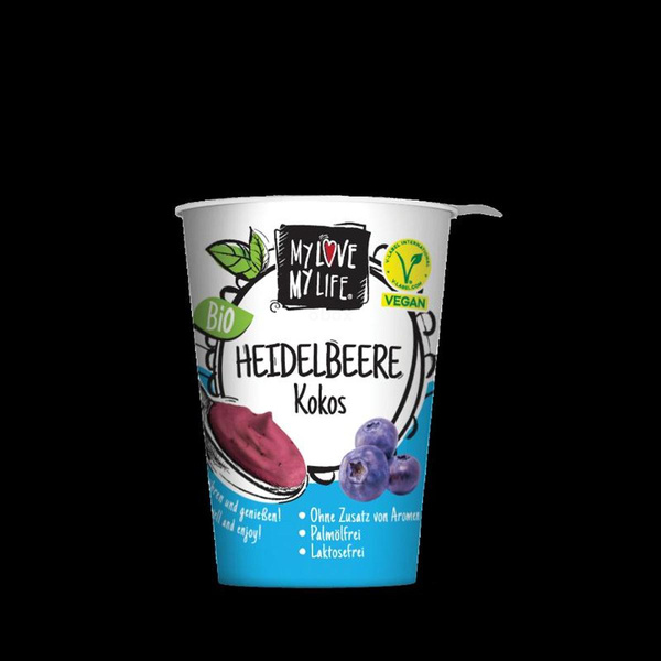 Produktfoto zu Kokos Jogh.Heidelbeer 180g