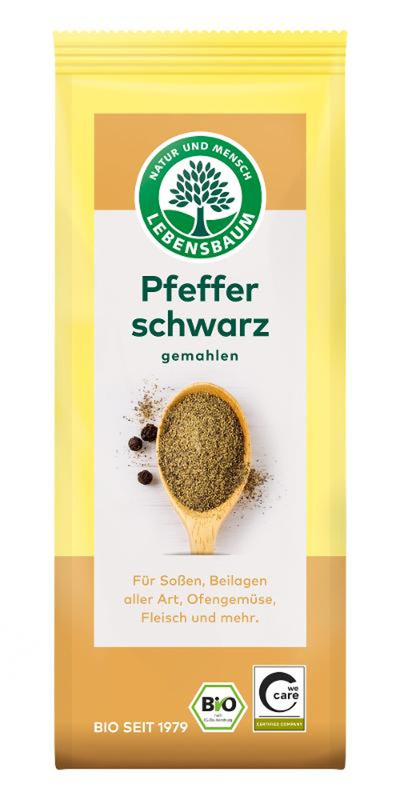 Produktfoto zu Pfeffer schwarz gem. 50g Leben